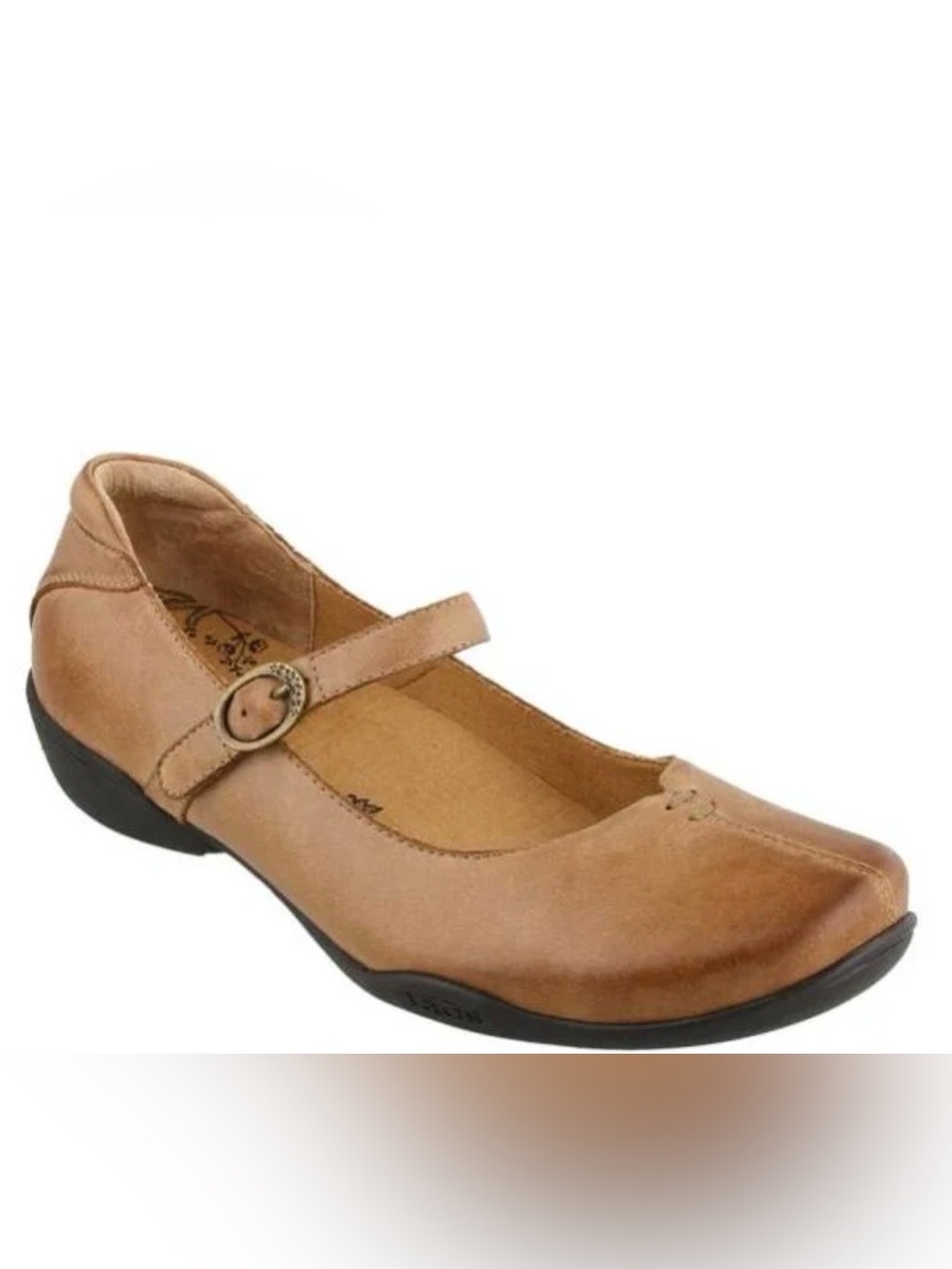 Taos “Ta Dah” Leather Mary Jane Shoes Brown/Tan Womens EU 39/US 8.5-9 $130!